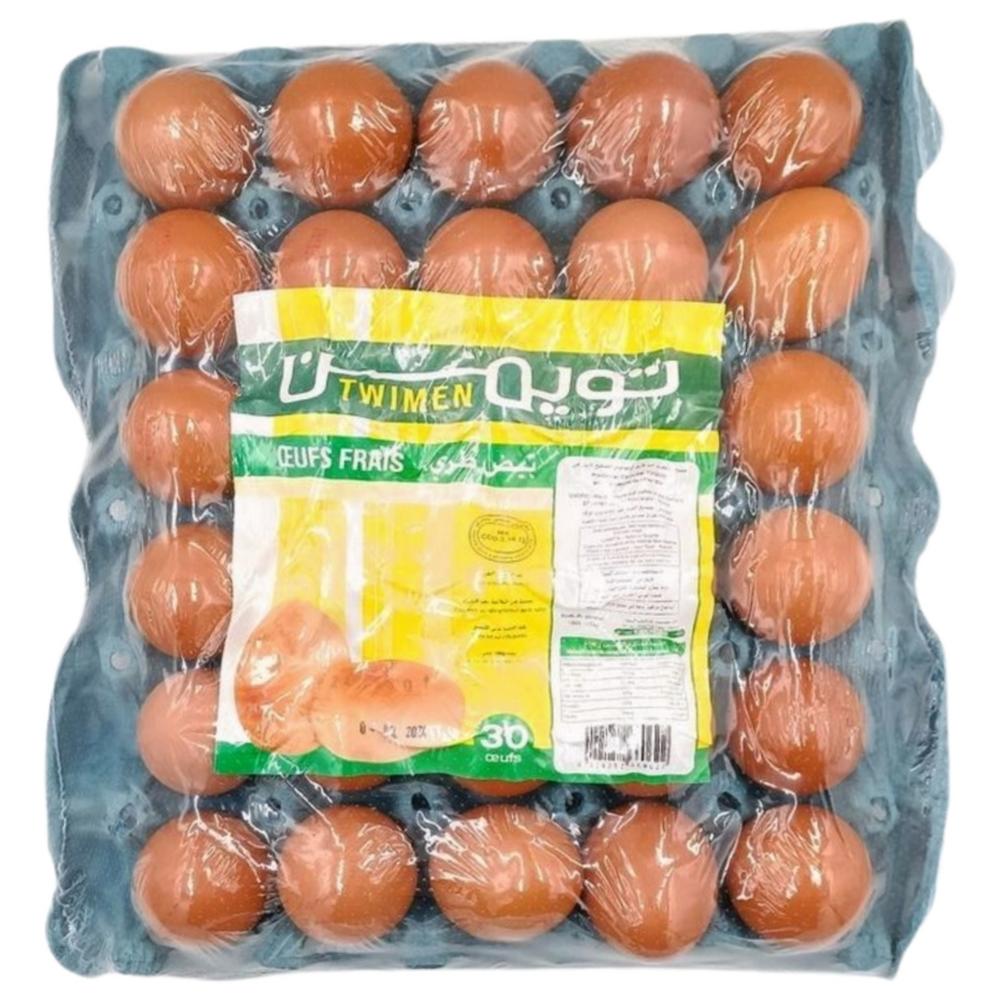 Œufs Twimen Plateau 30 unités