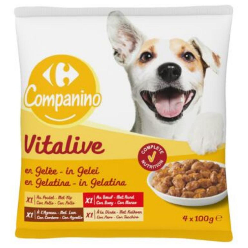 Pâtée pour Chien Carrefour Companino 4x100g