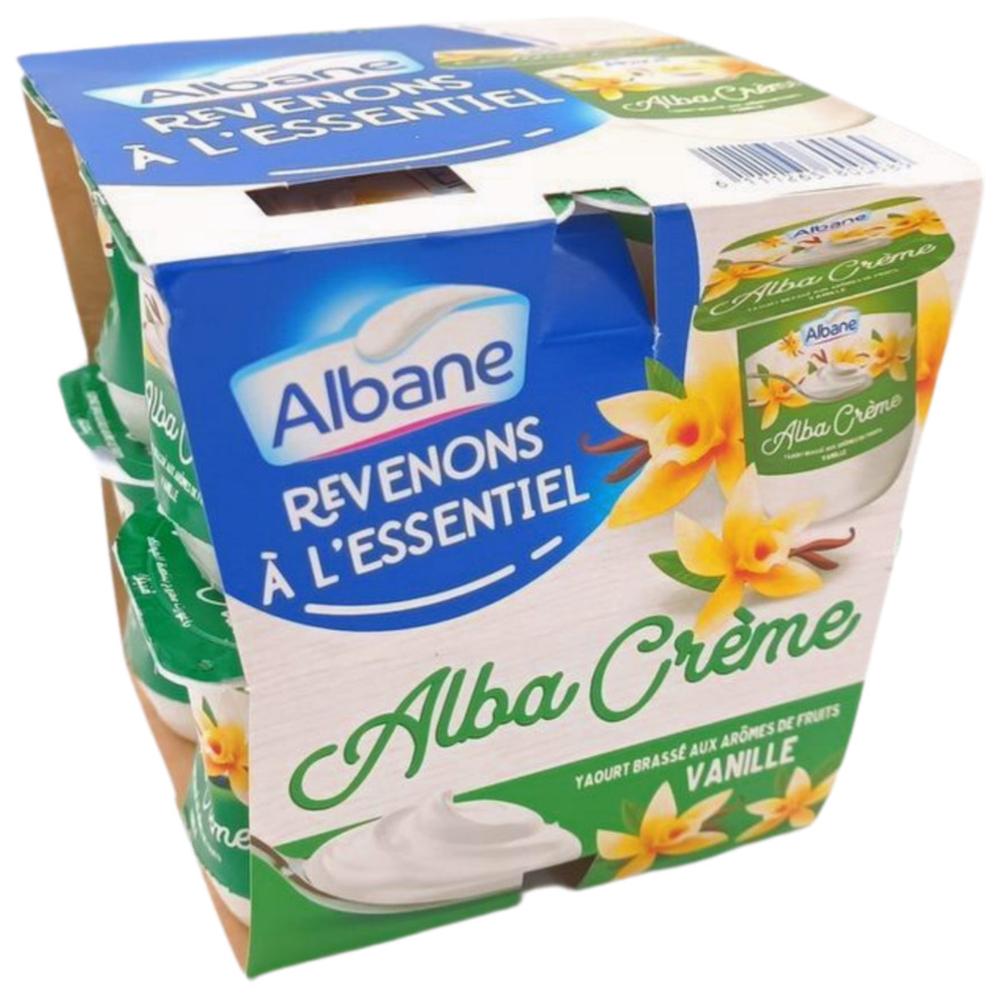 [689415] Pack Yaourt à Cuillère Brassé Vanille Albane 8x110g.