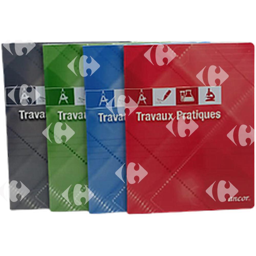 Cahier Travaux Pratiques Piqué 17x22cm 10x10mm Ancor 96 pages