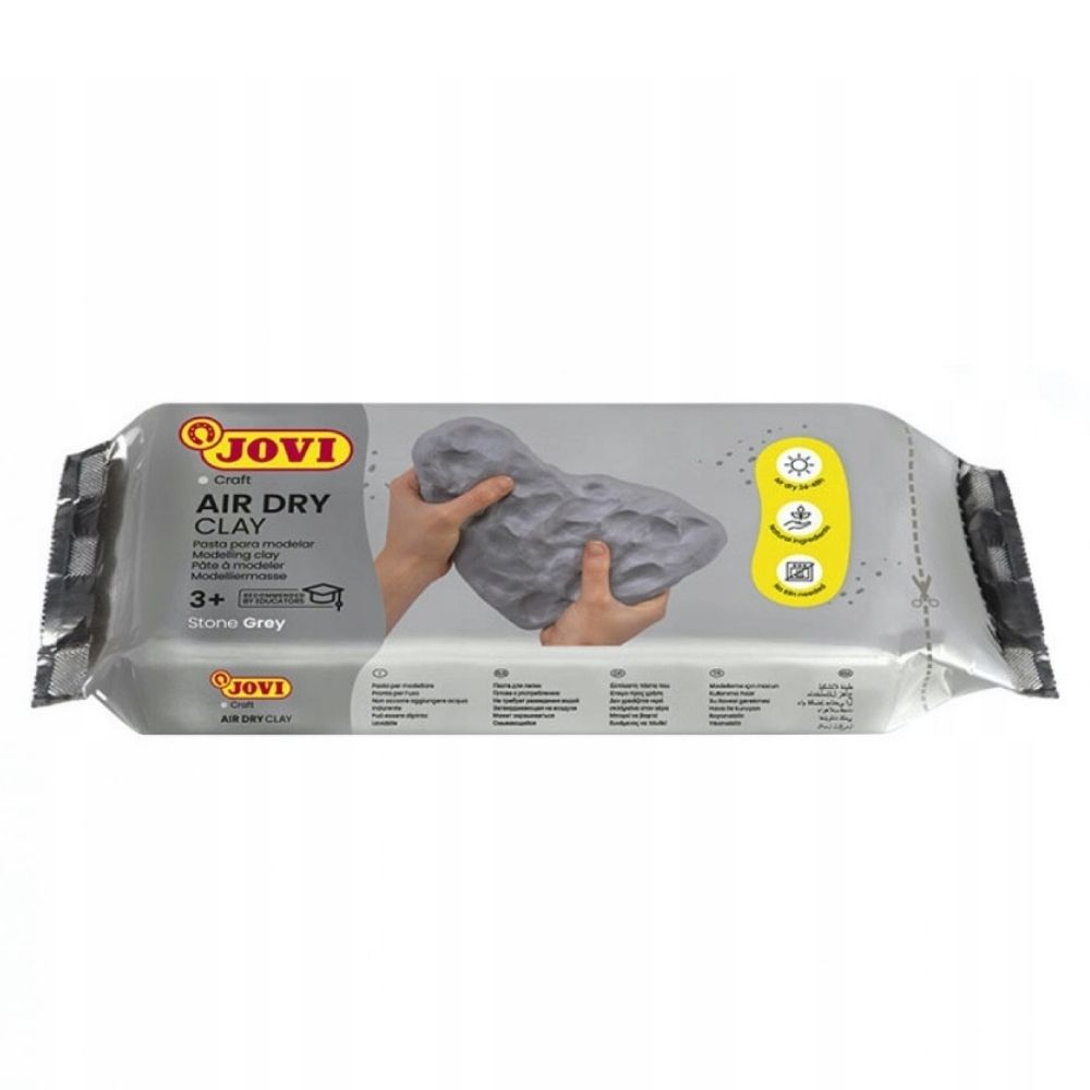 Pâte à Modeler Autodurcissante Jovi Gris 250g