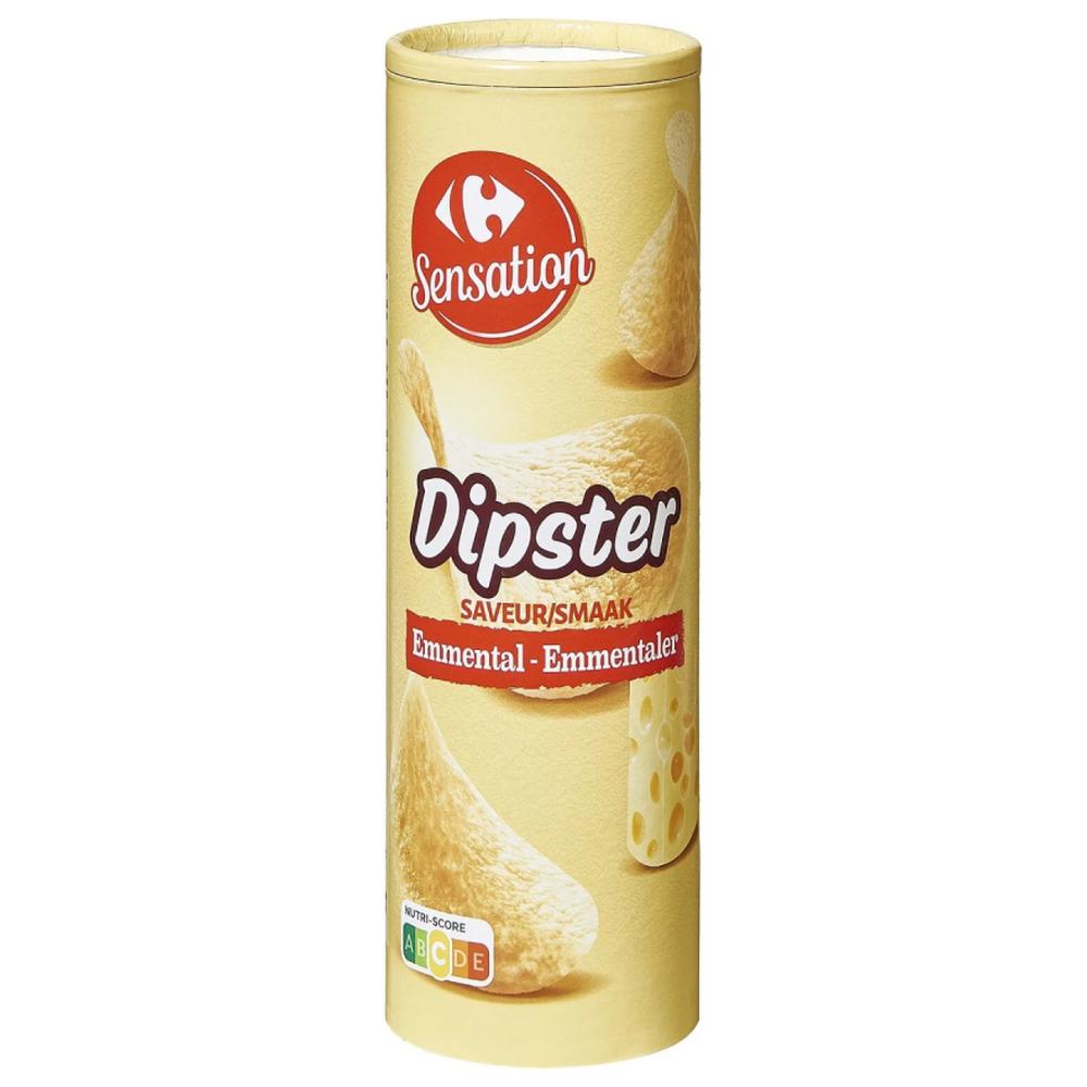 [710399] Chips Tuiles Emmental Carrefour Sensation 175g