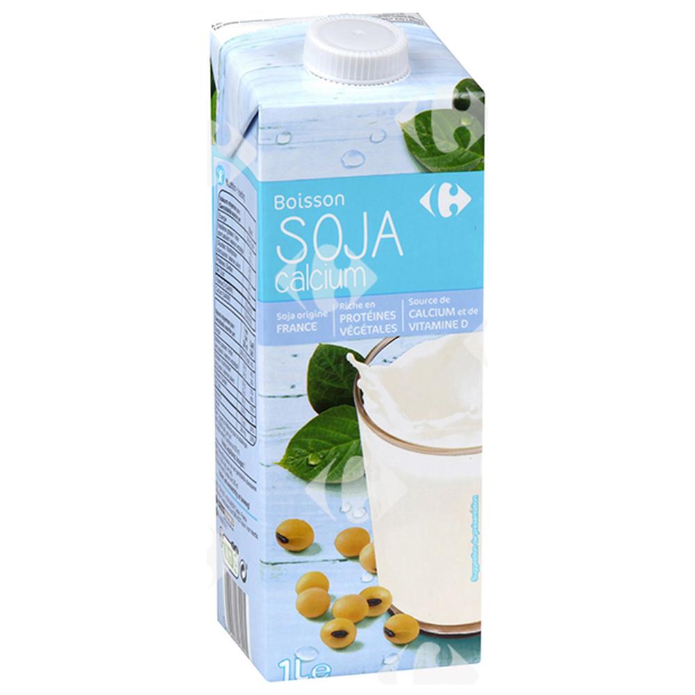 [656635] Boisson Végétale de Soja Calcium Carrefour 1L