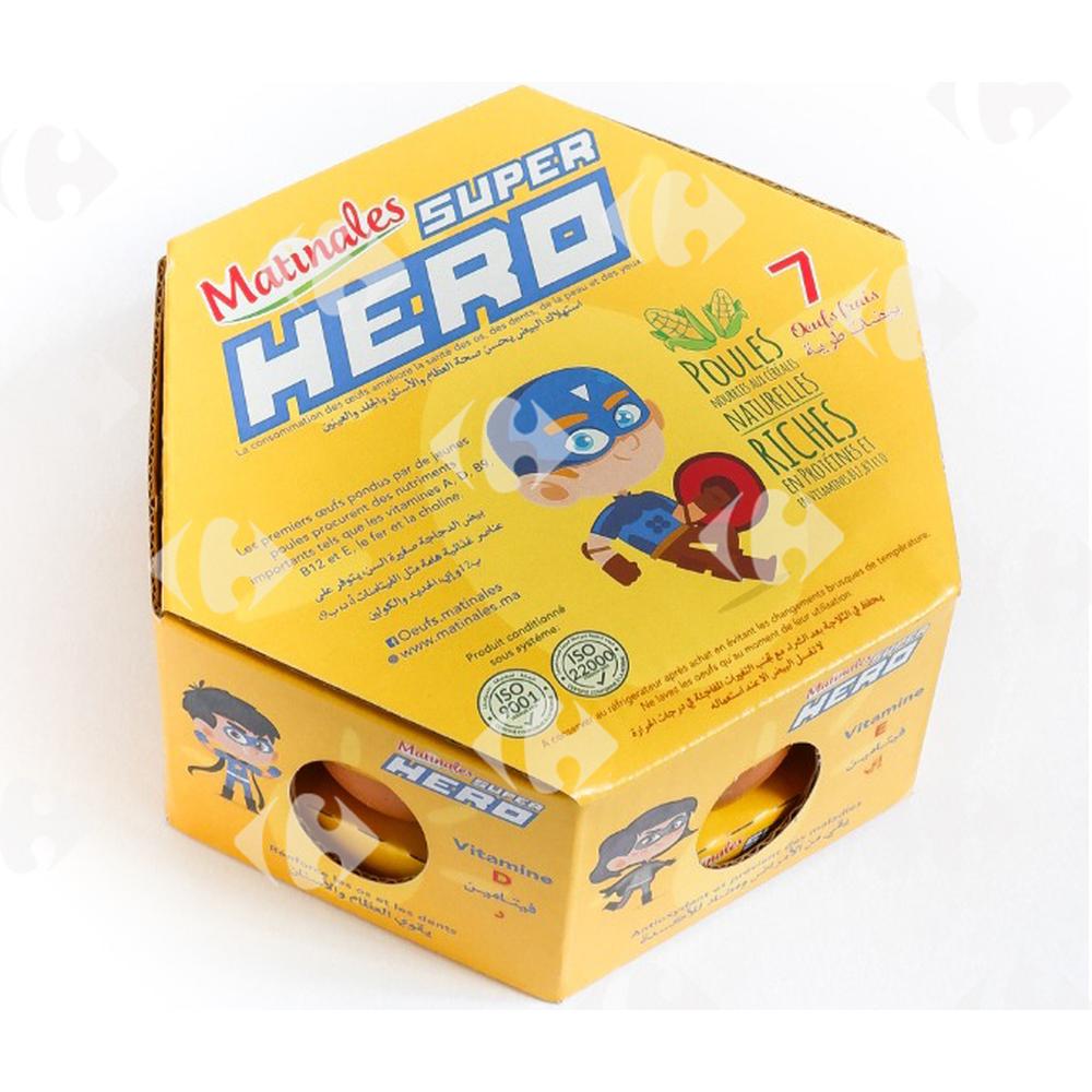 Œufs Superhero Matinales 7 unités