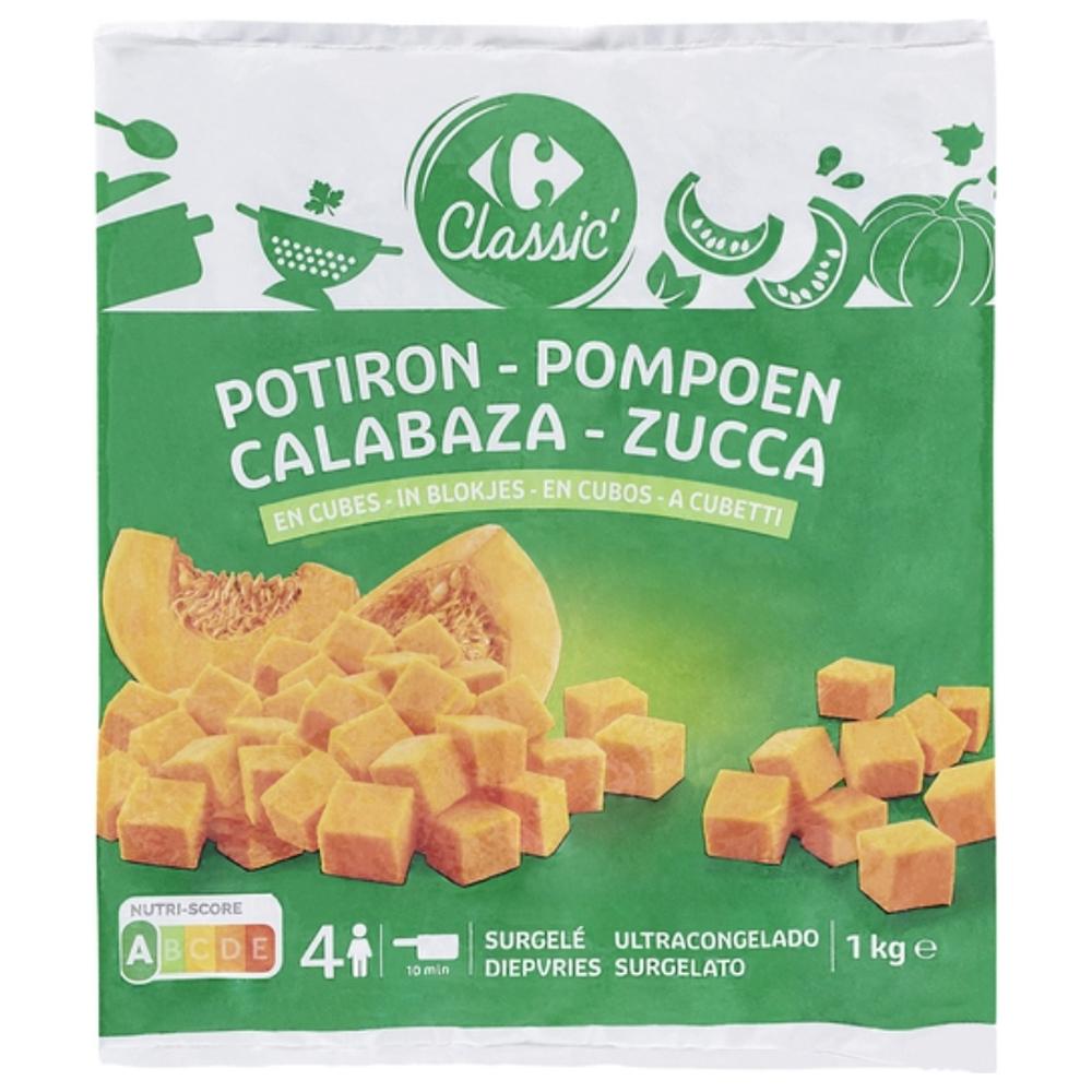 [526354] Potiron Cubes Carrefour 1kg