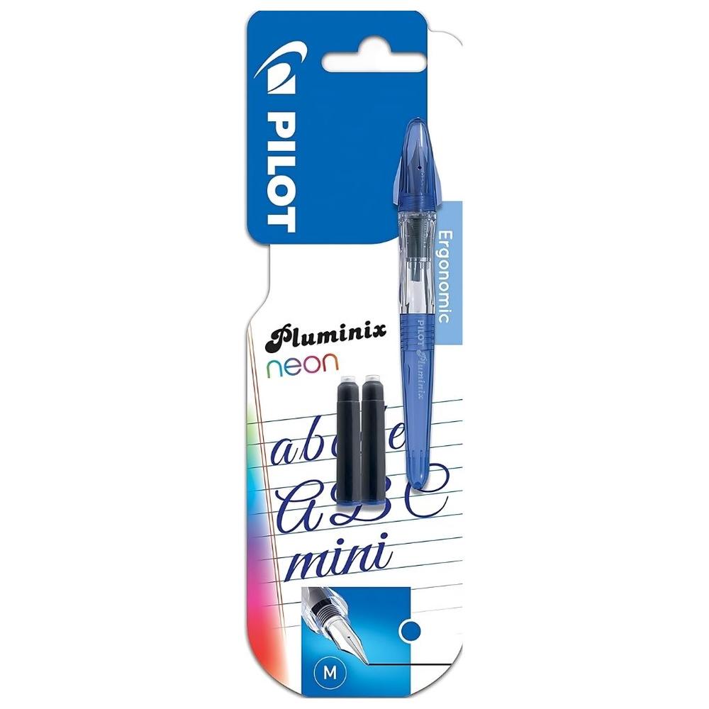 Stylo Plume Pilot Plumix Neon avec 2 Cartouches Plume Moyenne