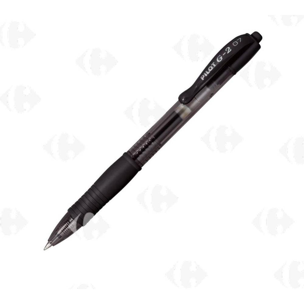 Stylo à bille à encre noir gel G2 Pilot 0.7mm