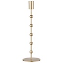 Bougeoir Doré en Métal Kasa 30 cm