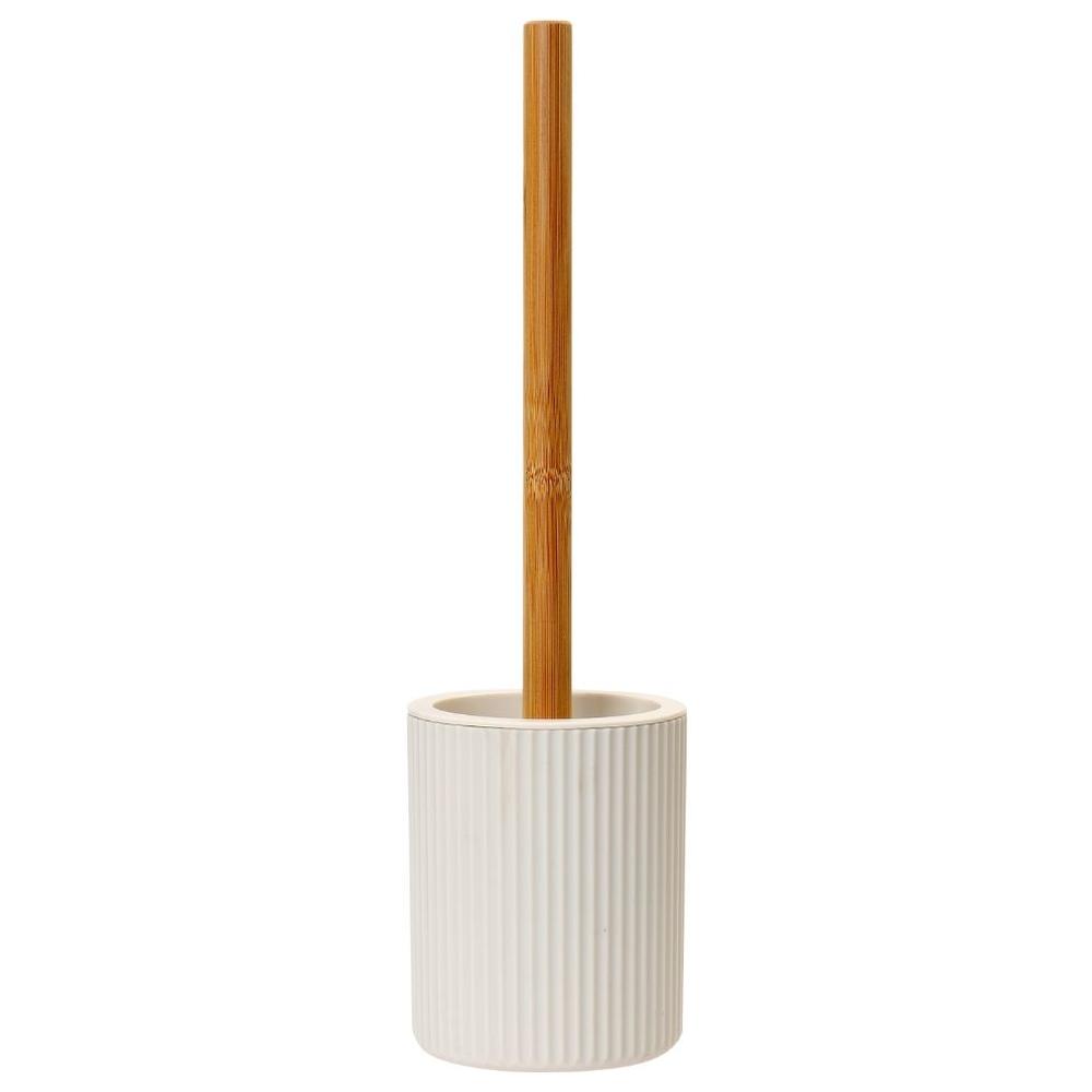 Brosse de Toilette Bambou Beige Gravé PVC Kasa