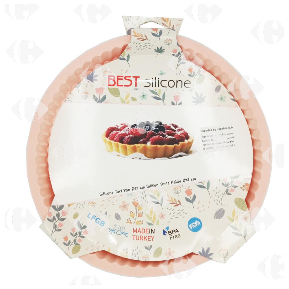 [668136] Moule à Tarte en Silicone.