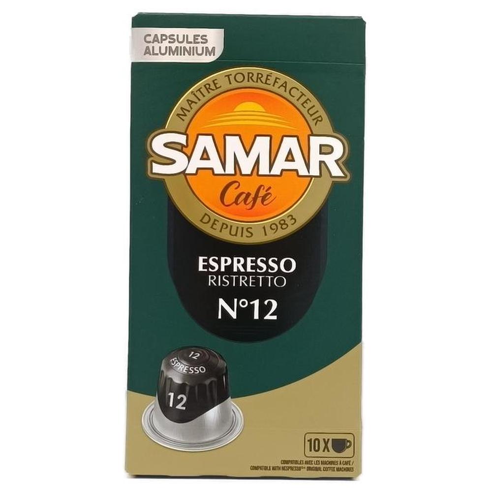 [717019] Café en Capsules Alum Espresso N°12 Ristretto Samar 10 Capsules