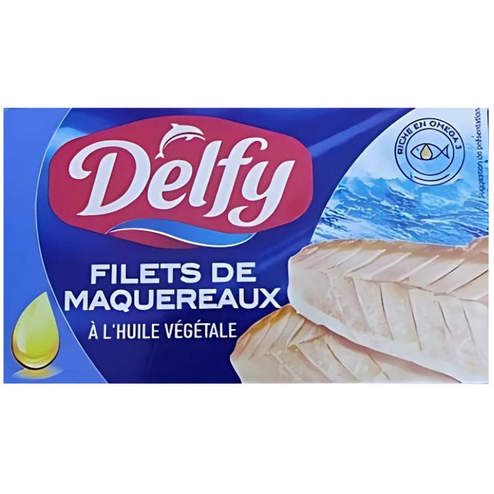 Filets de Maquereaux à l'Huile Végétale Delfy 125g