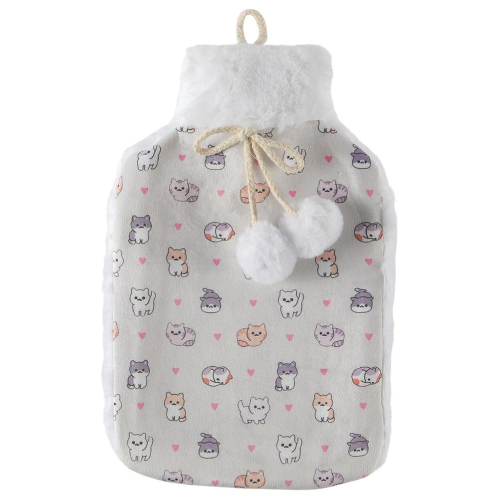Bouillotte avec Housse Motifs Chats Kasa 2L