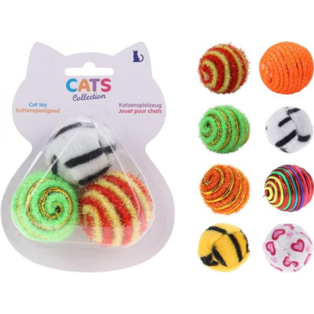 Balles Jouet pour Chat 3 unités