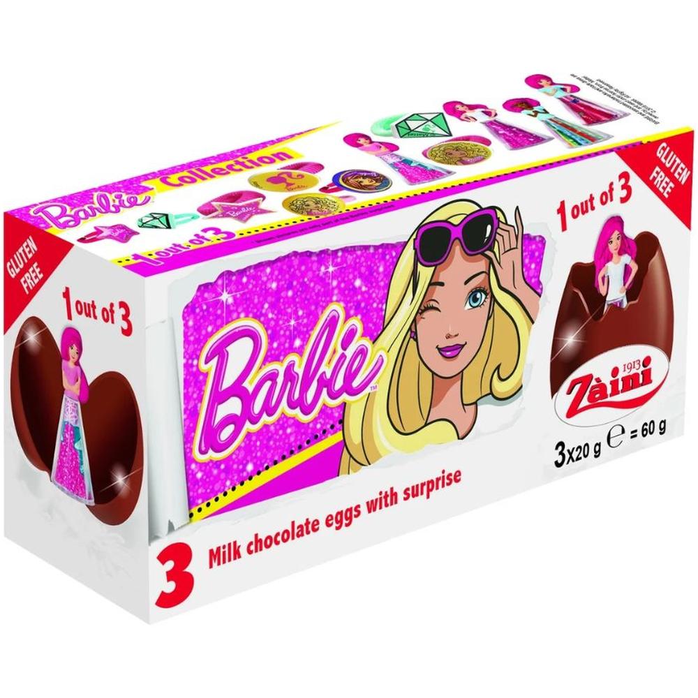 [730589] Pack Œufs Barbie Kinder Surprises 3 unités 20g