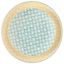 Assiette en Porcelaine Mixologie Jaune Kasa 28cm