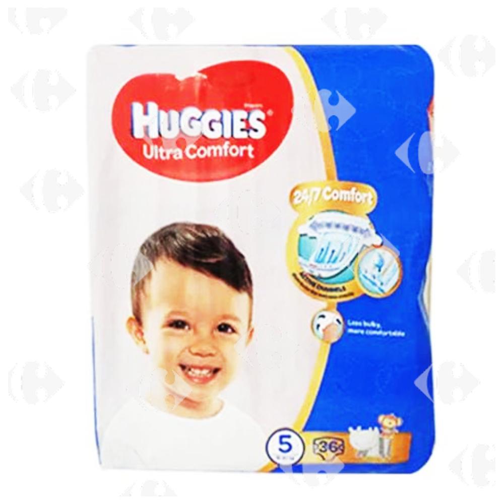 [698800] Couches Bébé Taille 5 Junior Jumbo Pack Huggies 36 unités