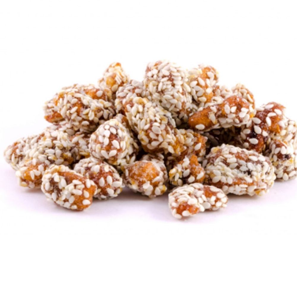 Amandes Sésame Boîte en Verre 150g