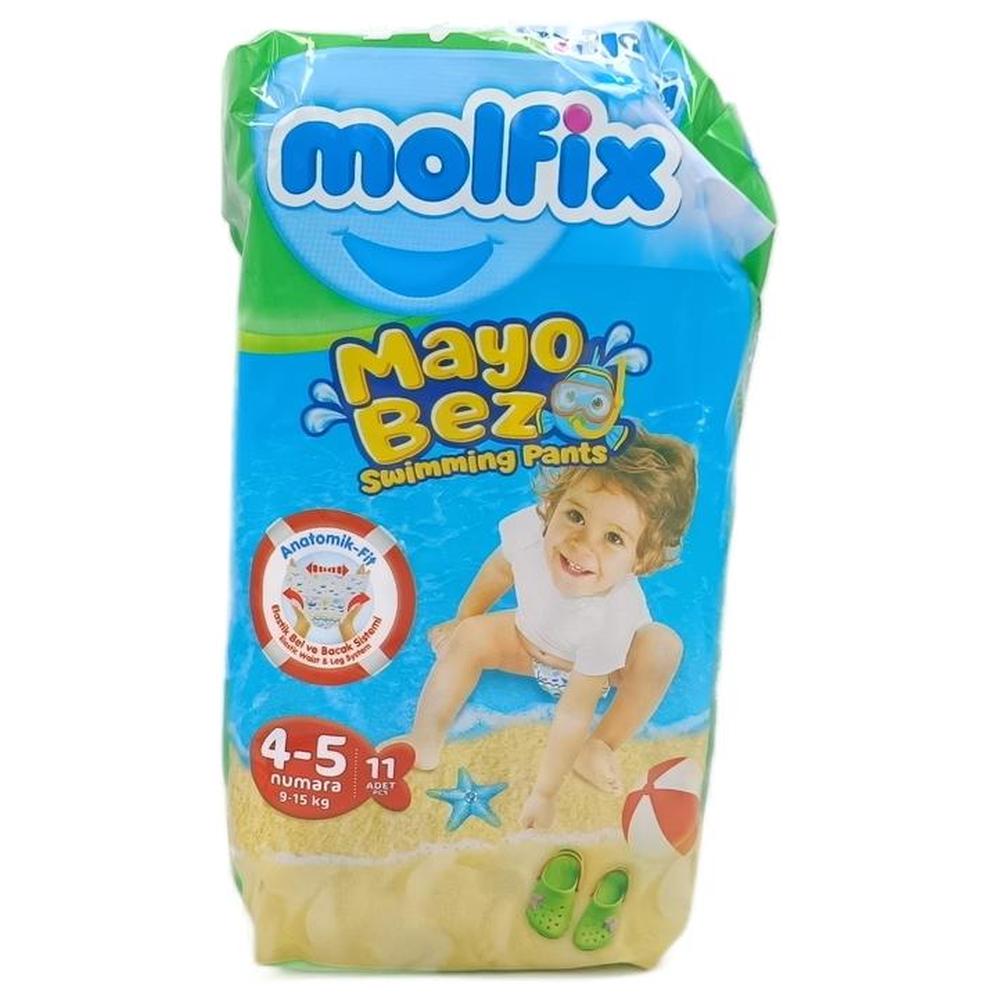 Couches Swimming Pants Taille 4-5 Molfix 11 Unités