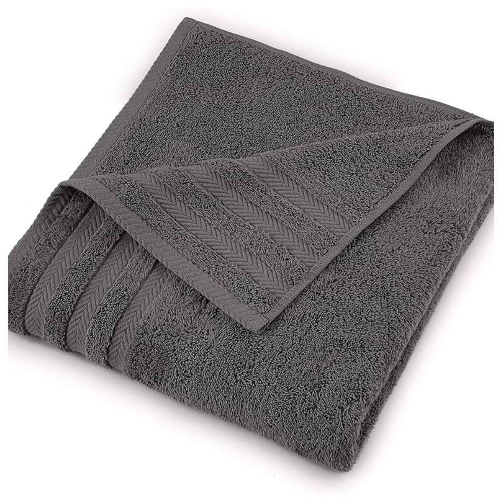 [727264] Serviette Bio Gris Clair Tex Home 50x100 cm