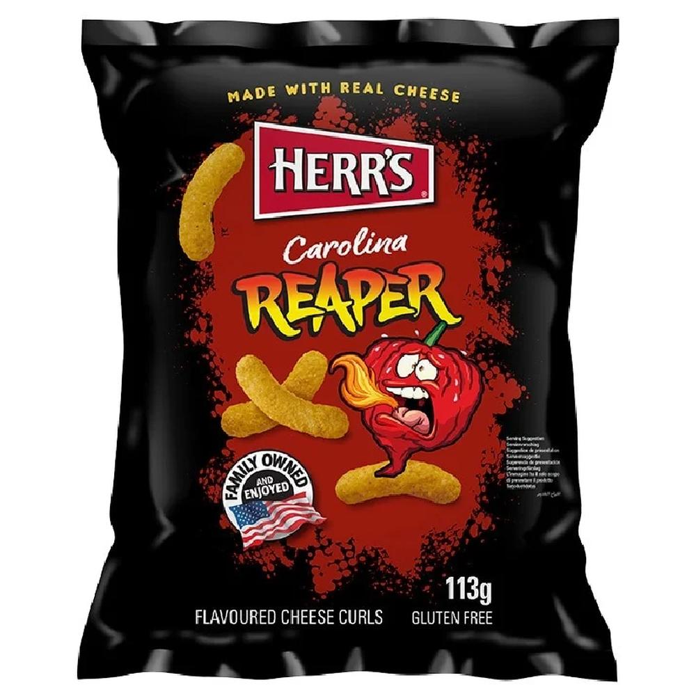[723836] Chips Soufflées Fromage et Reaper Chili Herr's 113g