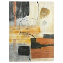 Tableau Décoratif Peint Huile Abstrait Kasa 60x45 cm
