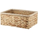 Panier Rectangulaire Bois/Métal avec Perles Kasa 24x33x12 cm