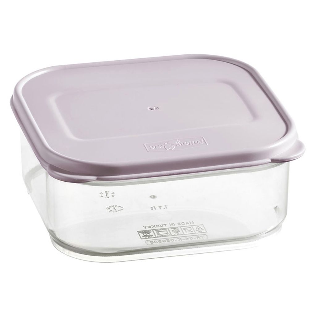 [714790] Boîte Alimentaire Carrée Plastique Nano Cadao 3,65L