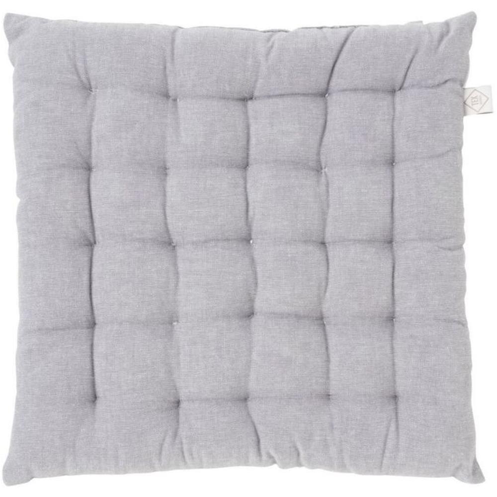 Galette Chaise Grise Tex Home 38x38 cm