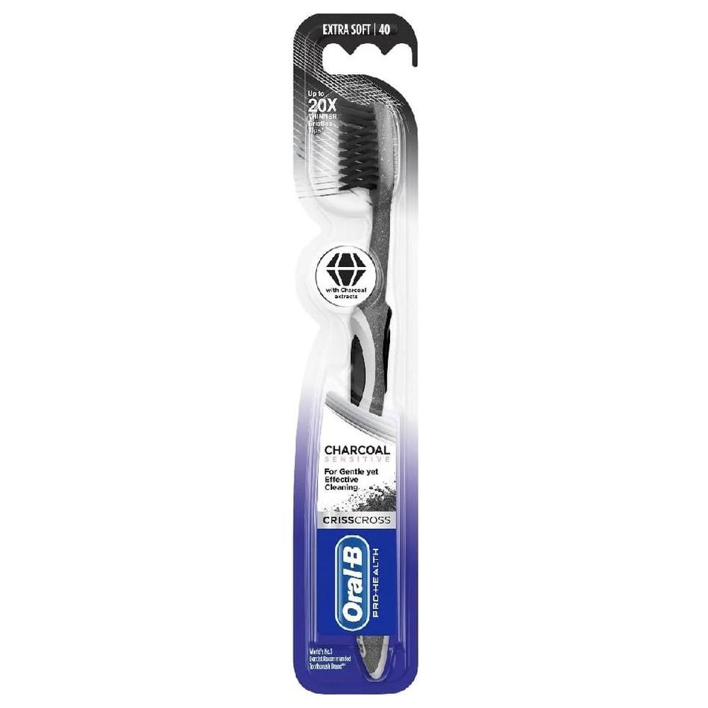 [724675] Brosse à Dents Charcoal Extra Soft Oral-B 1 unité