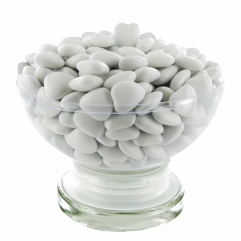 Dragées Coeur Chocolat Blanc 200g