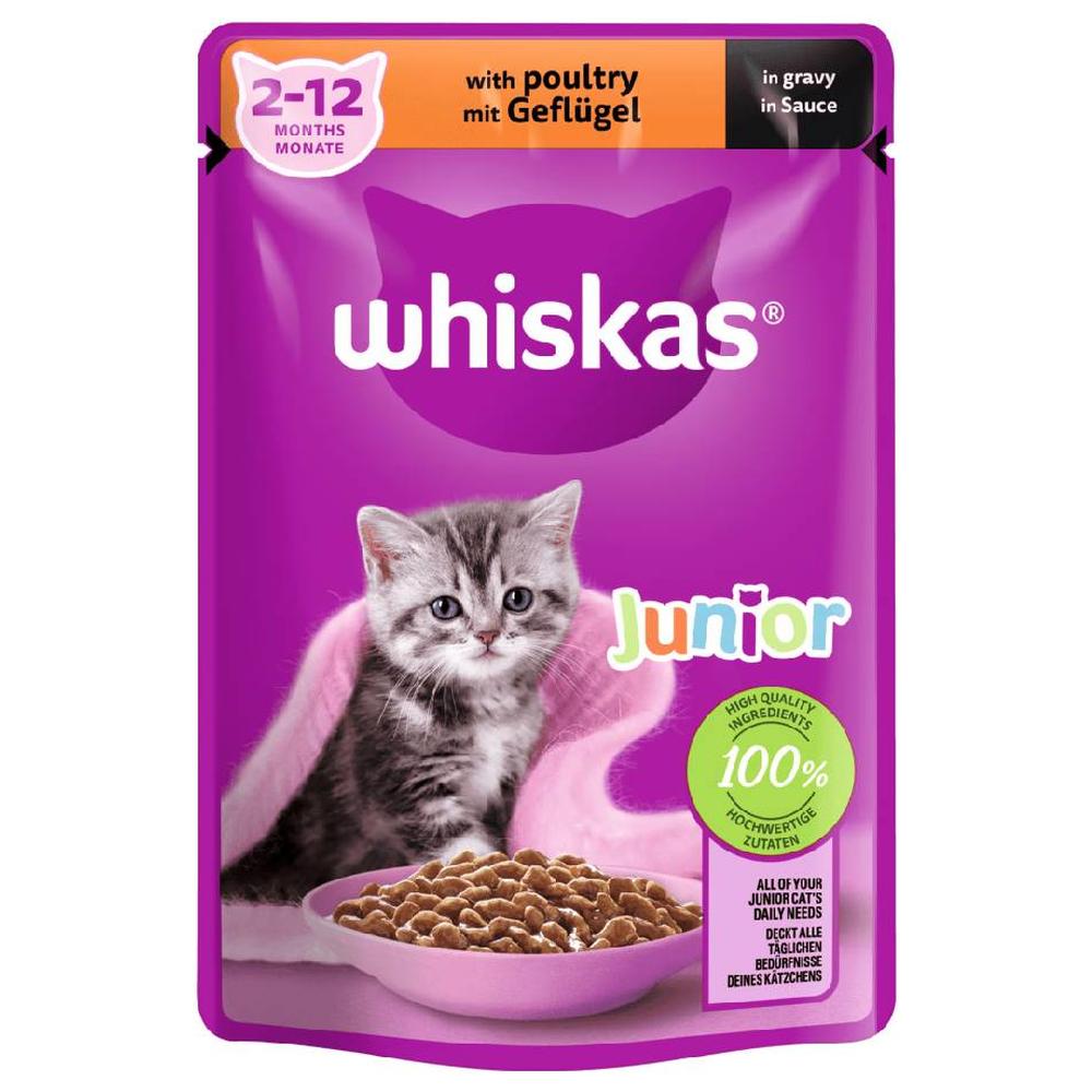 Pochon Chat Junior Poulet Whiskas 85g