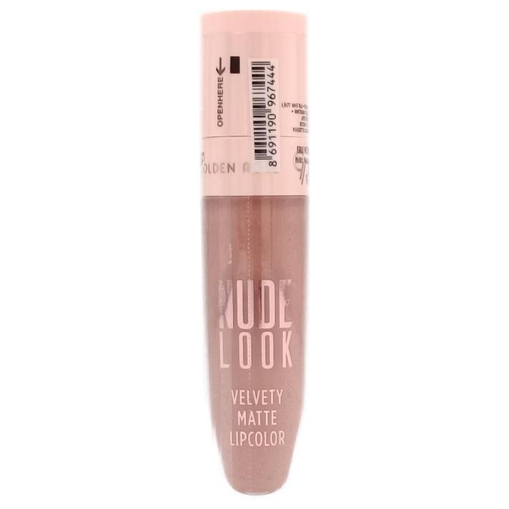 Rouge à Lèvres Nude Look Velvety Matte Golden Rose N°01 1 unité