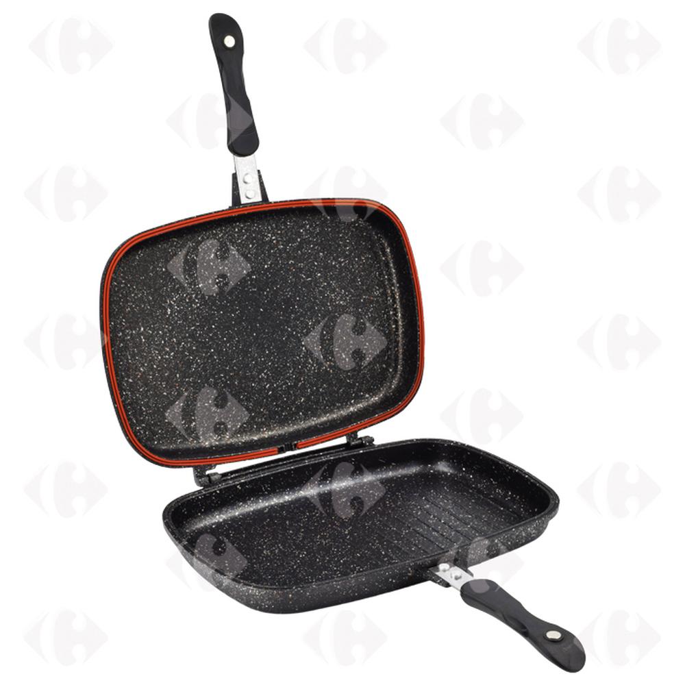 [664788] Poêle Double Face Aluminium Granite 36cm Dessini 1 unité.