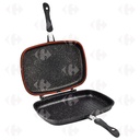 Poêle Double Face Aluminium Granite 36cm Dessini 1 unité.