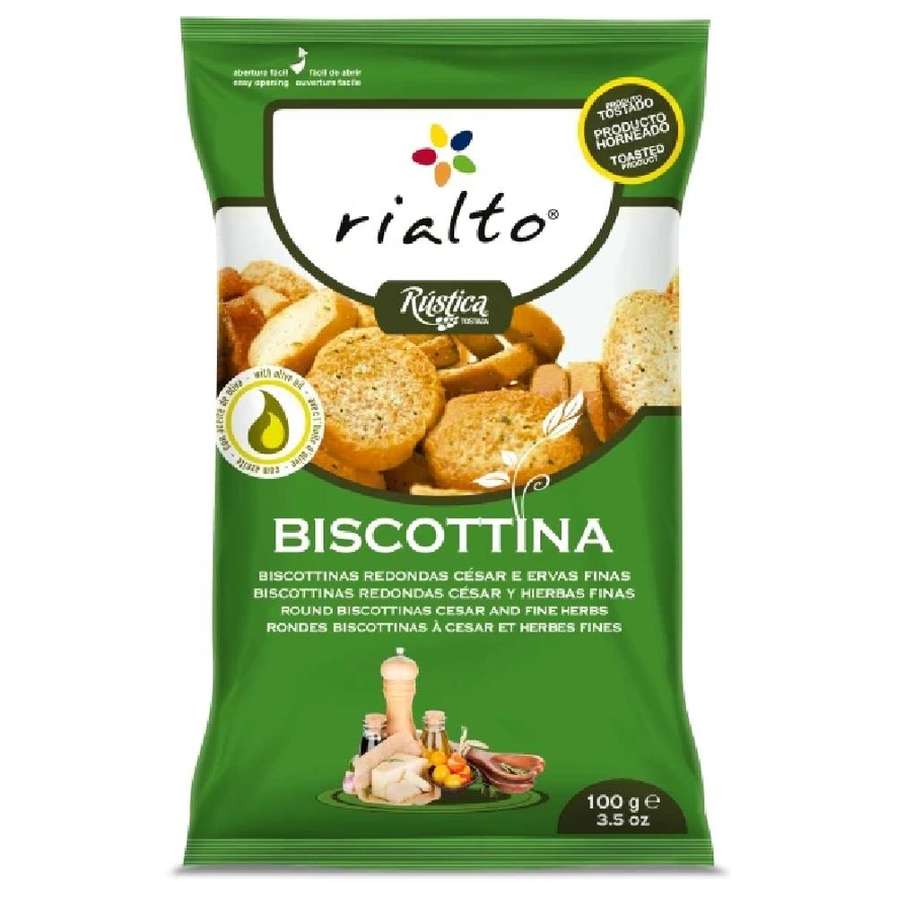 [724880] Pain Grillé César Herbes Biscottinas Rialto 100g