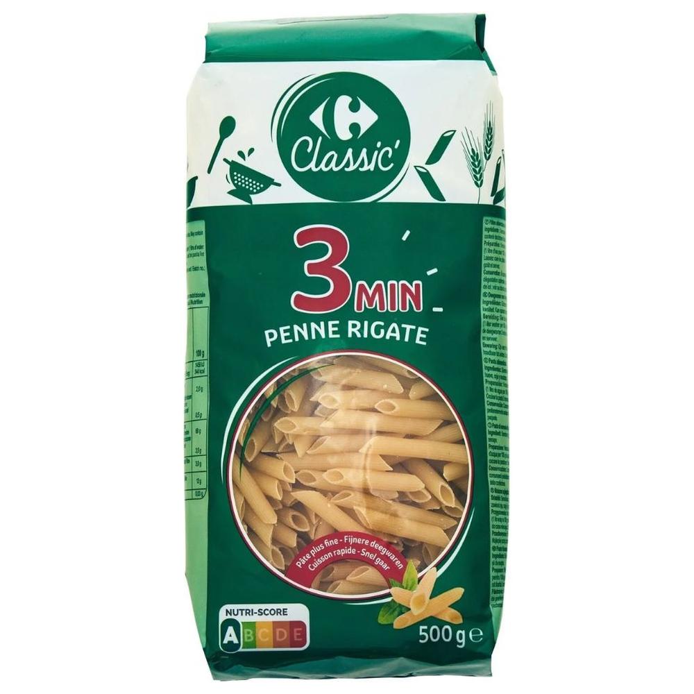 [720949] Pâtes Penne Rigate 3 min Carrefour 500g