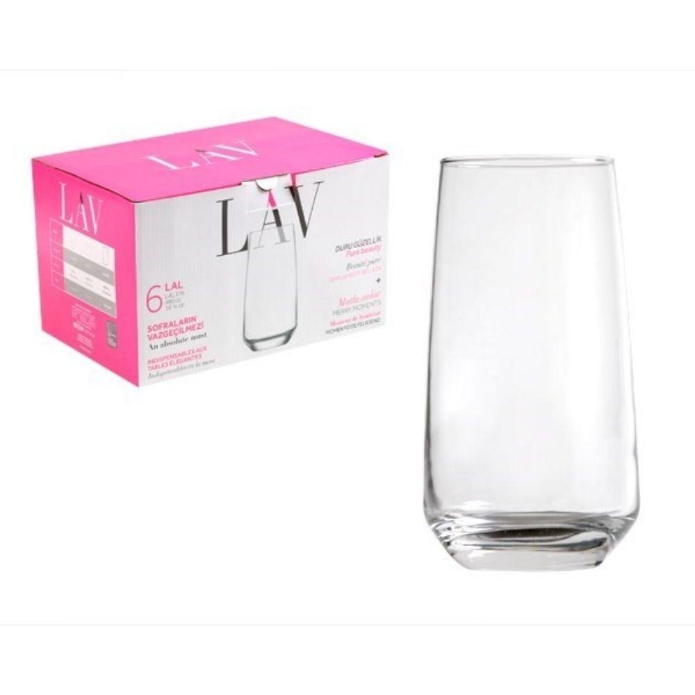 [706410] Pack de 6 Verres à Eau Lal Lav 48cl