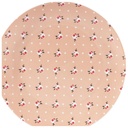 Assiette à Dessert en Porcelaine Rose Fleurs Kasa 19 cm