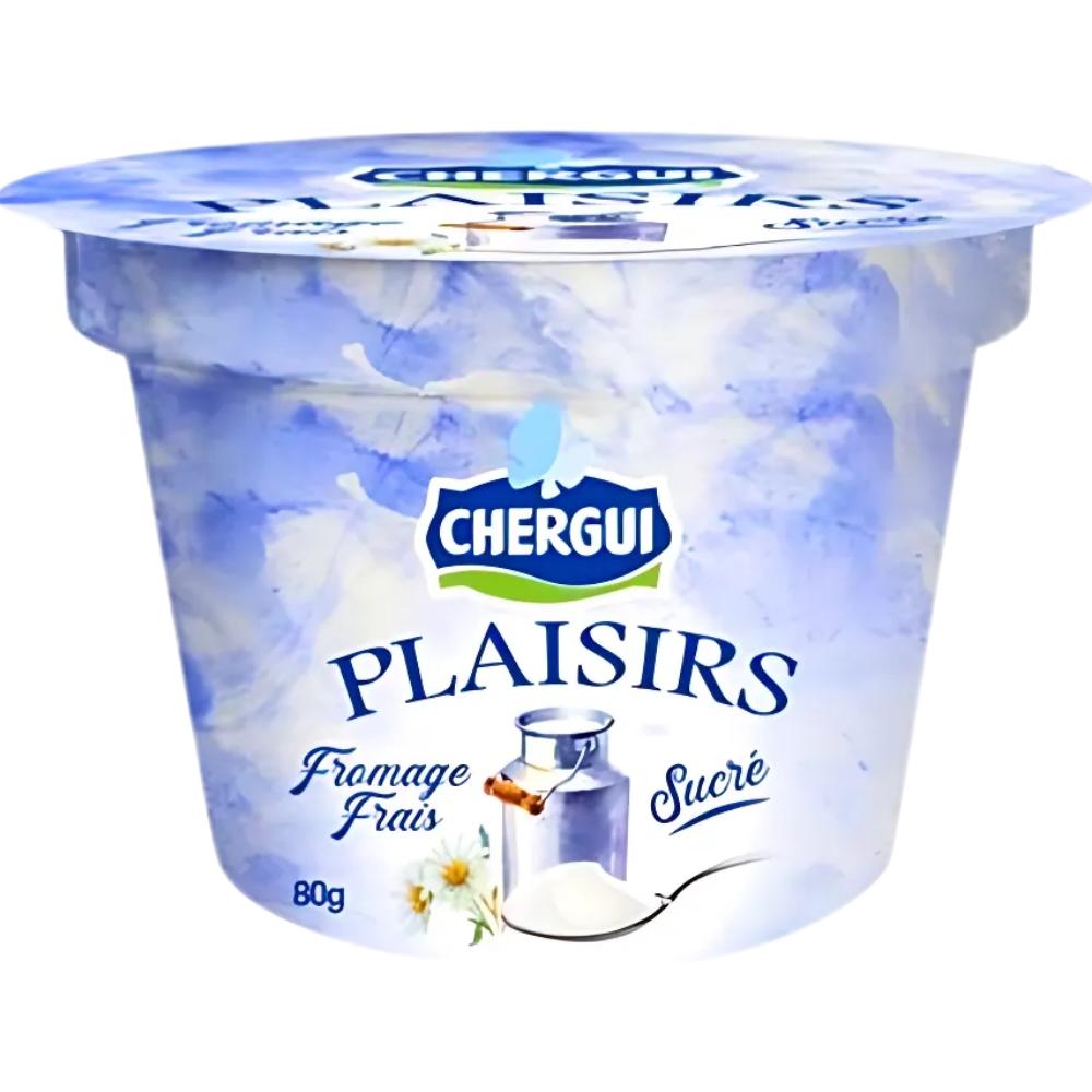 [731627] Fromage Frais Nature Sucré Plaisirs Chergui 80g