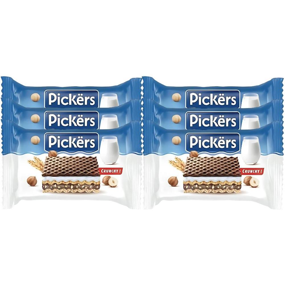 [727324] Pack Gaufrettes Choco Lait Pickers 6 unités 25g