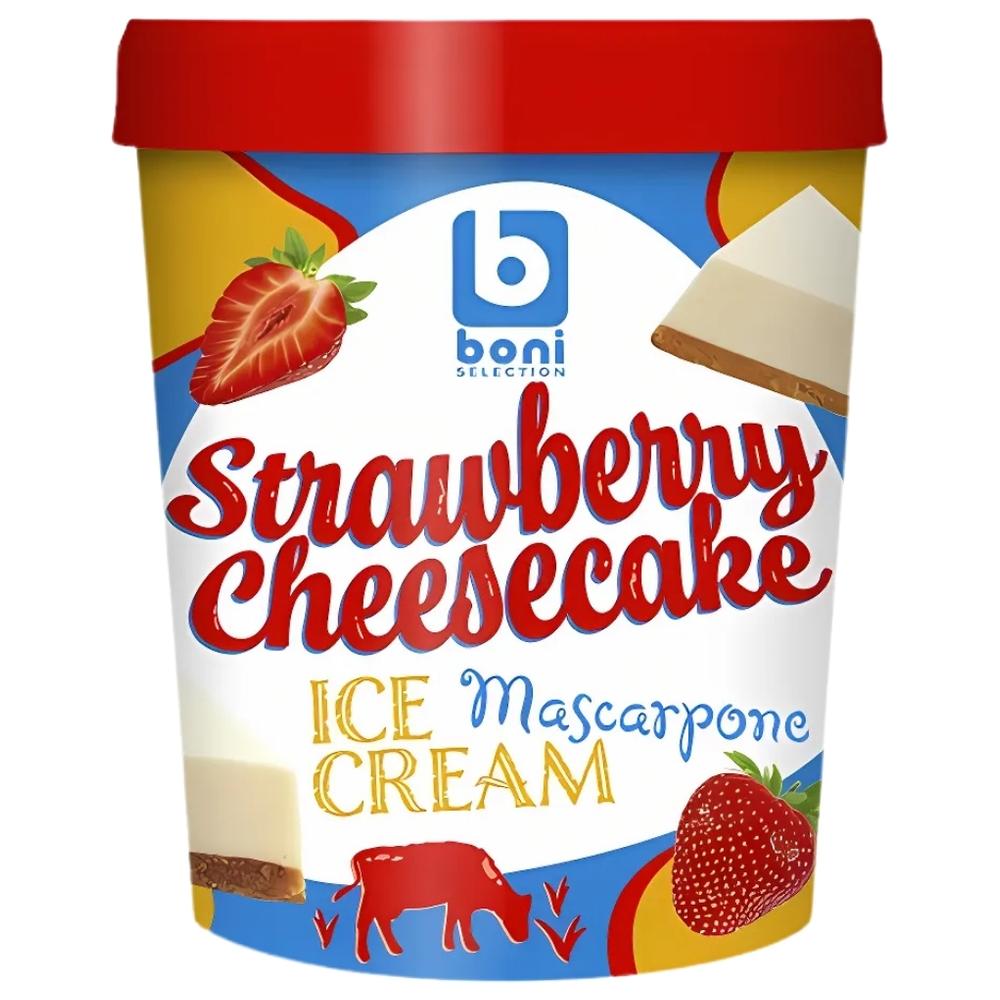 [733086] Glace Strawberry Cheesecake Boni 500ml