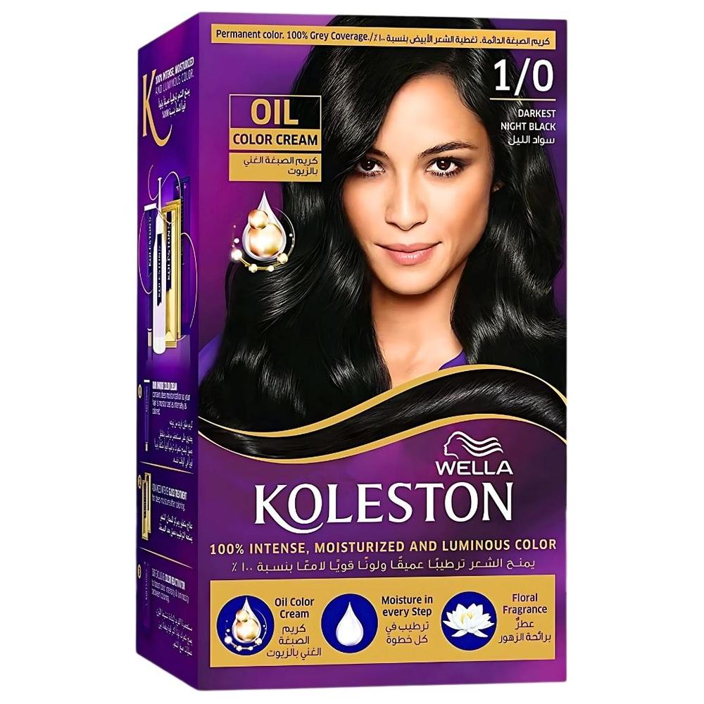 Coloration Crème Noir Nuit 1/0 Koleston