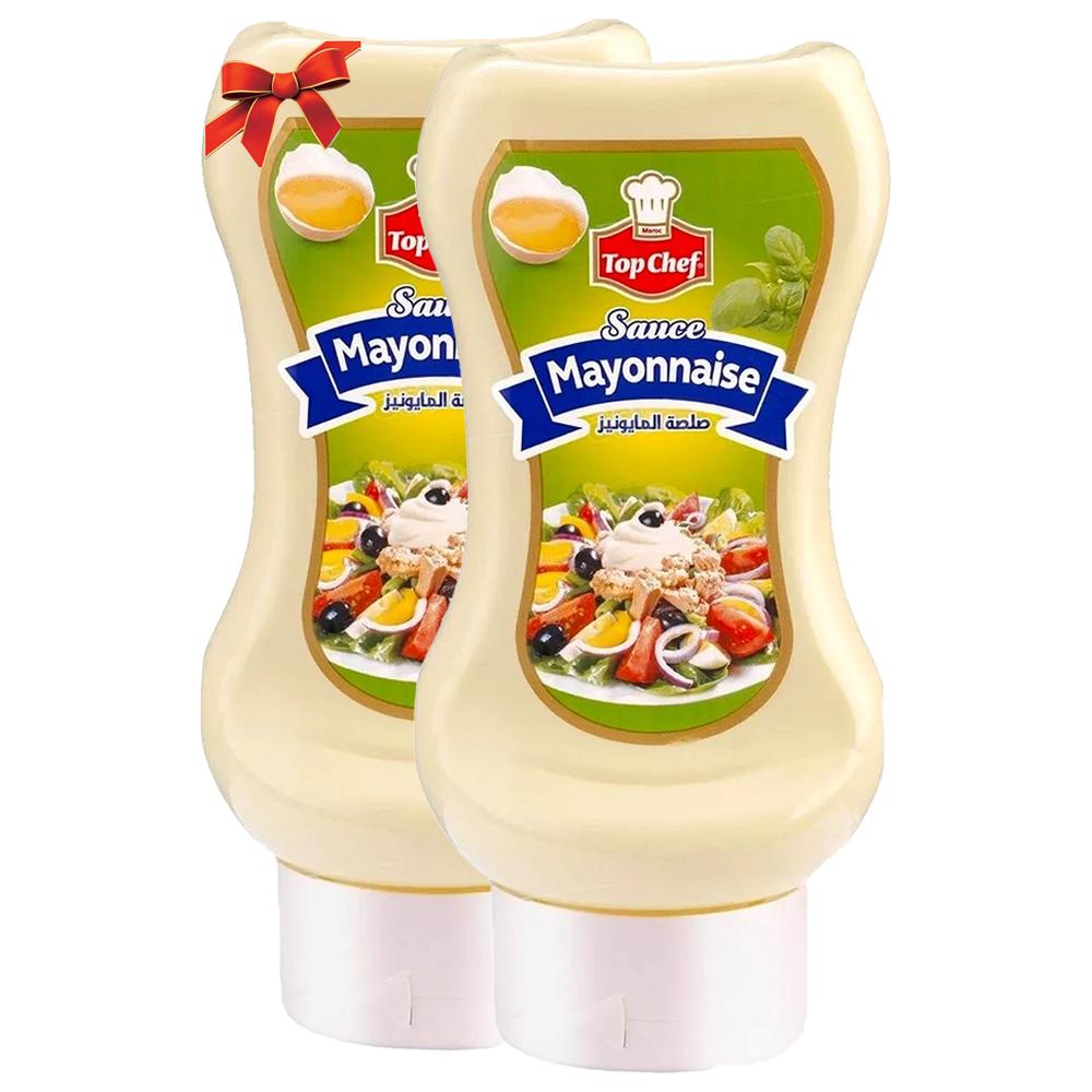 [725545] Lot Mayonnaise Top Chef 440ml + 240ml Gratuit