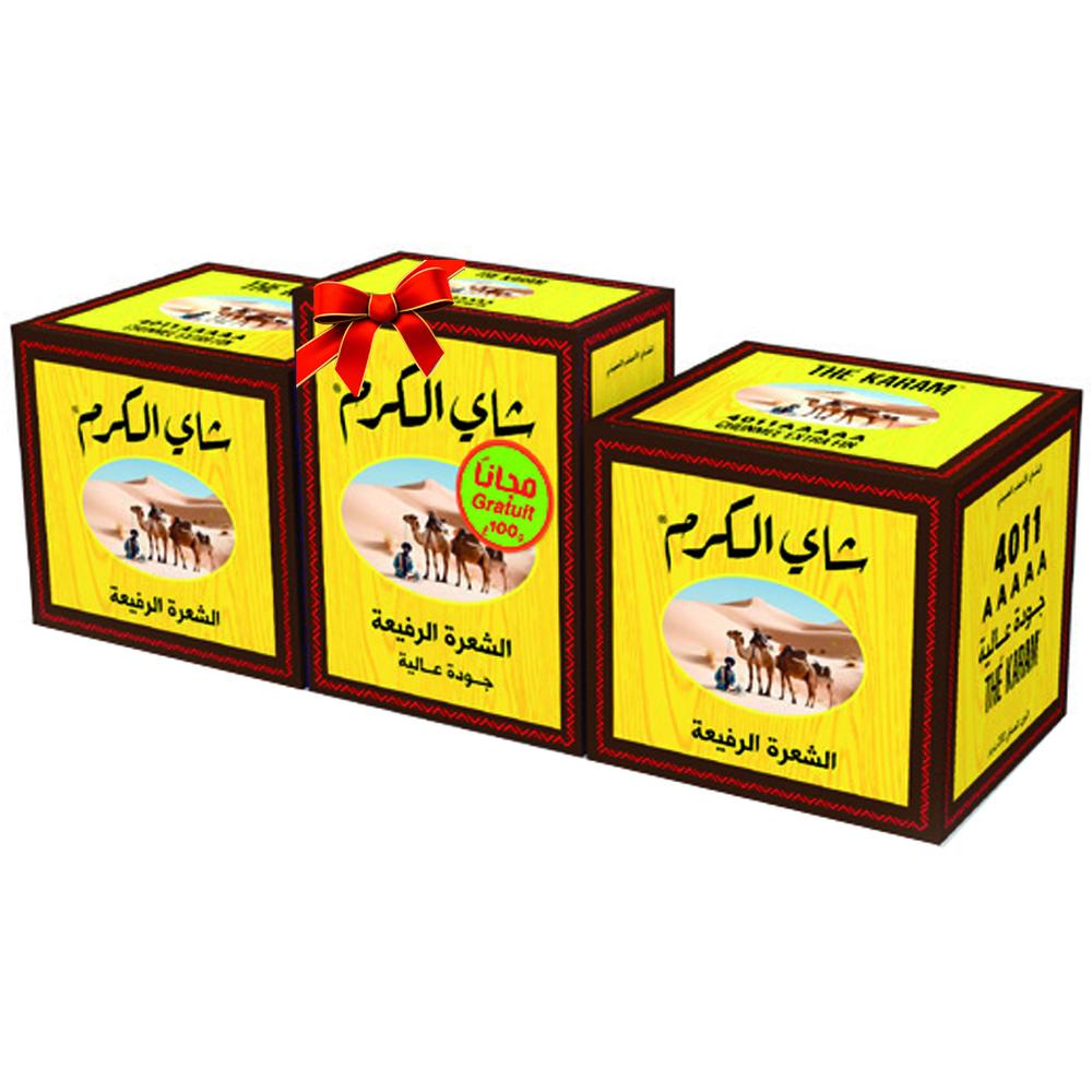 [722562] Pack Thé Chaara Karam 2 unités 200g + 100g Offert