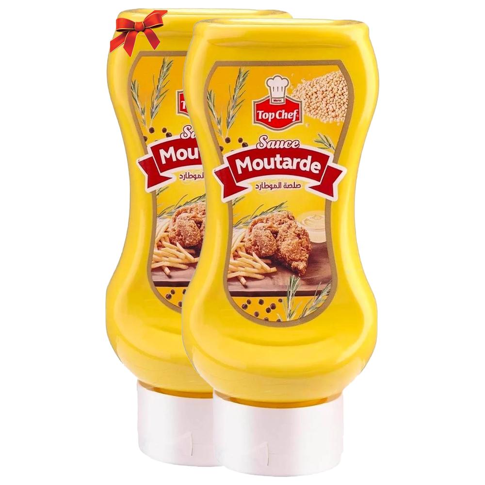[725548] Lot Moutarde Top Chef 440ml + 240ml Gratuit