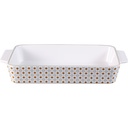 Plat à Four Rectangulaire Kasa en Porcelaine Tiles 37x22cm