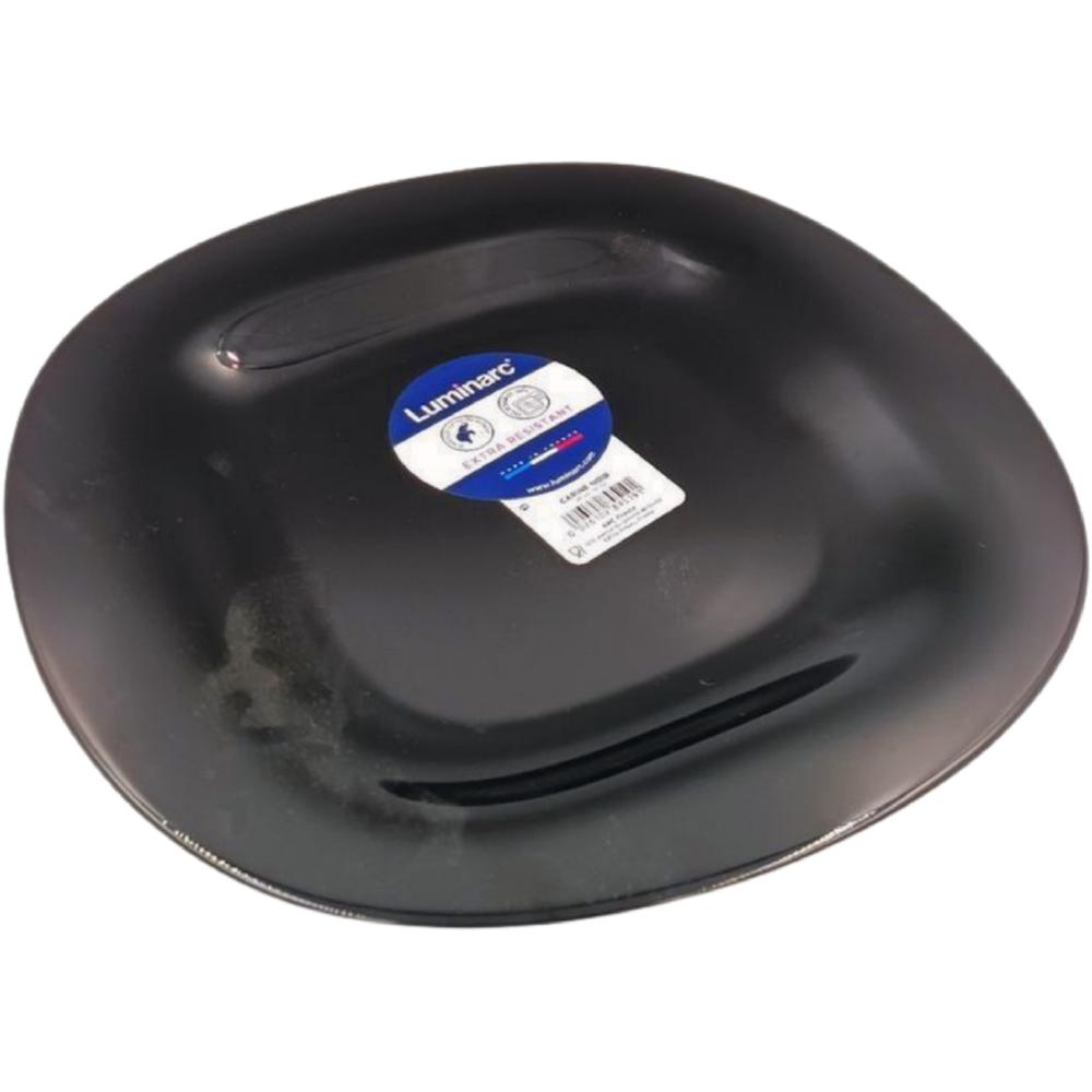 [278943] Assiette Plate Carine Noir Luminarc 26,50cm.