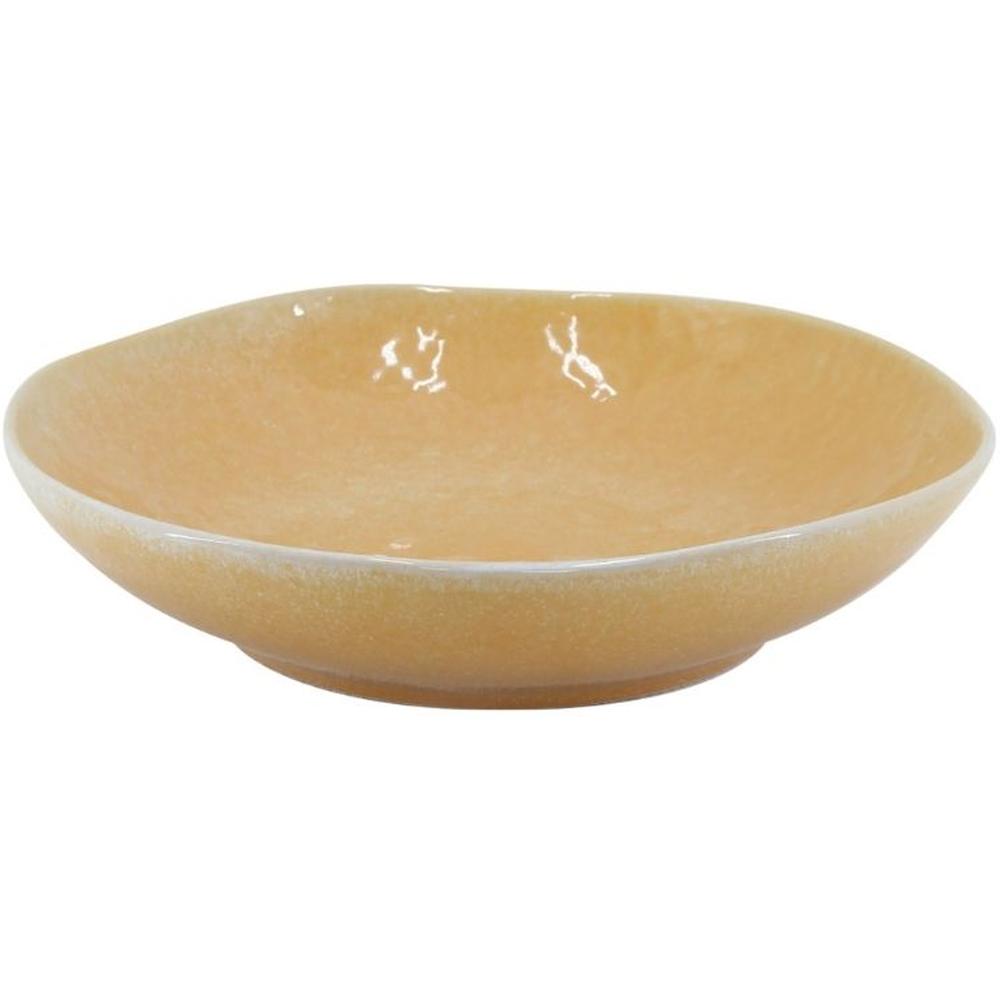 Saladier en Porcelaine Jaune Réactif Kasa 27cm