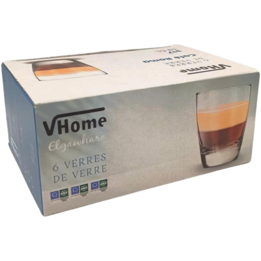 Verre à Café Roma 6 unités.
